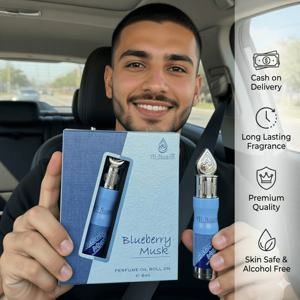 AL-NUAIM 6ML BLUEBERRY MUSK ATTAR | UNISEX