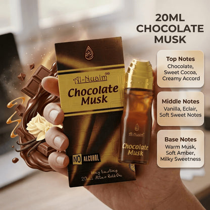 AL-NUAIM 20ML CHOCOLATE MUSK ATTAR | UNISEX