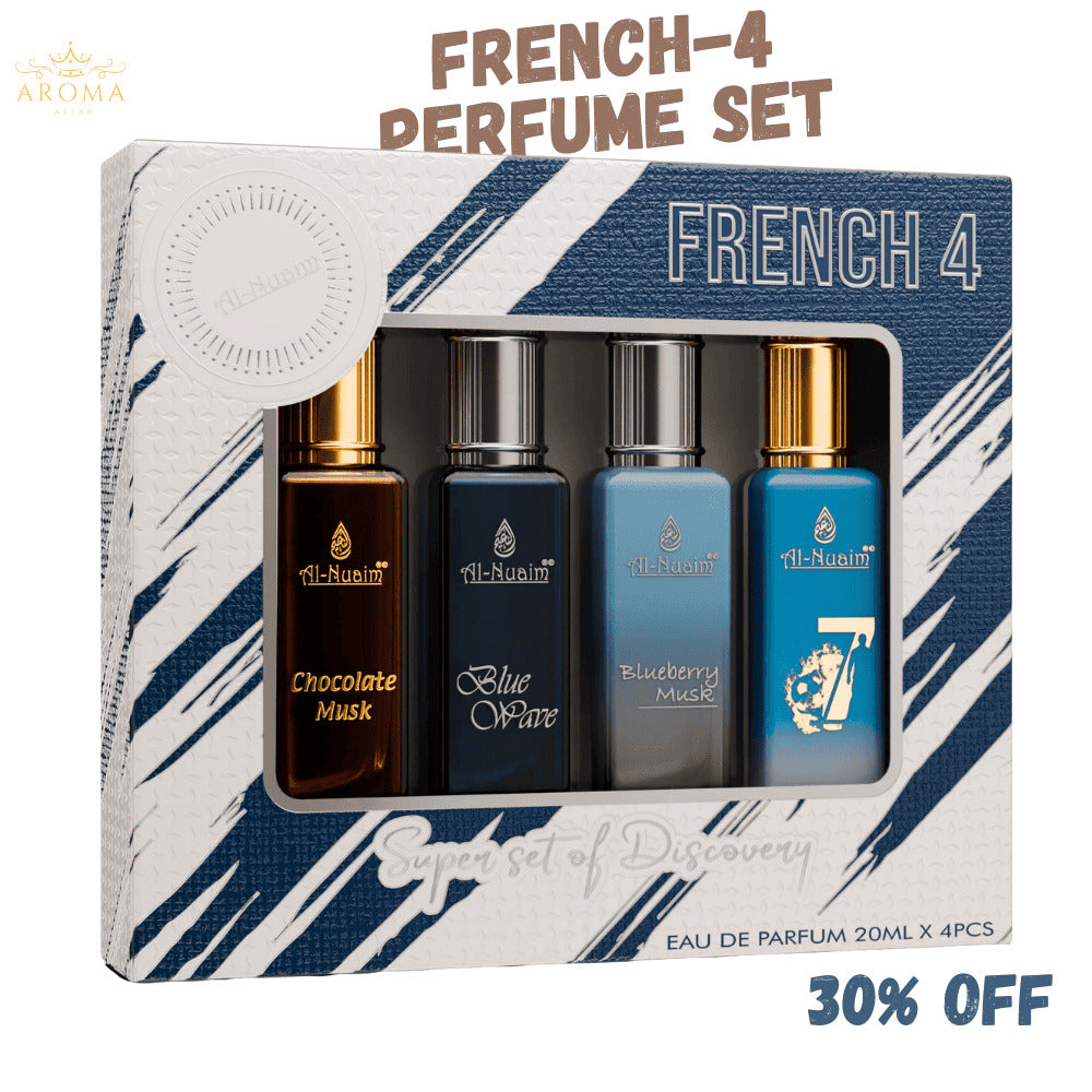 AL-NUAIM FRENCH 4 PERFUME SET (4 X 20ML) | UNISEX