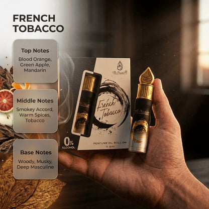 AL NUAIM FRENCH TOBACCO 6ML | FOR HIM